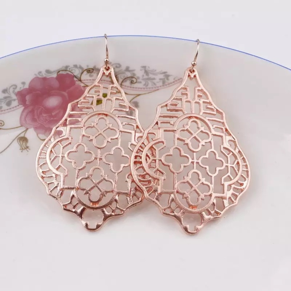 Rose Gold Earrings
